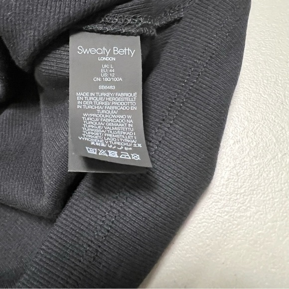 SWEATY BETTY Everyday Tank Top Ribbed In Black - Picture 9 of 12